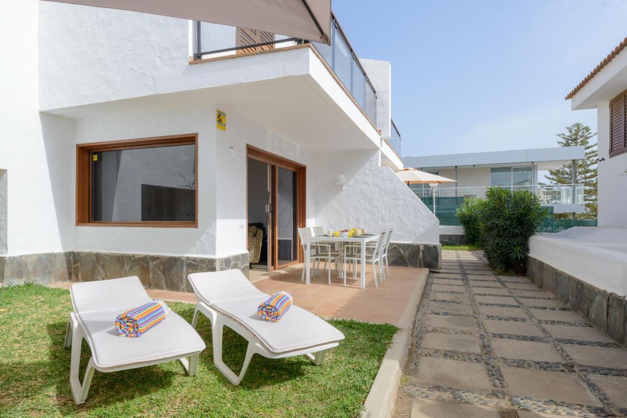Bonito Bungalow Con Piscina Junto A La Playa San Bartolomé Buitenkant foto